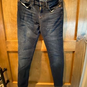 Judy blue dark denim skinny jeans
